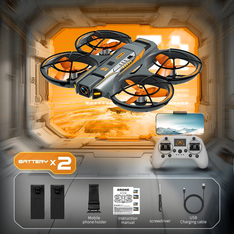 Use the A26 PRO camera drone! Equipped with a 4K high-definition camera, a windproof brushless motor, and a 5.64-inch display, this camera drone is very convenient to use and can be used for outdoor activities or indoor purpo