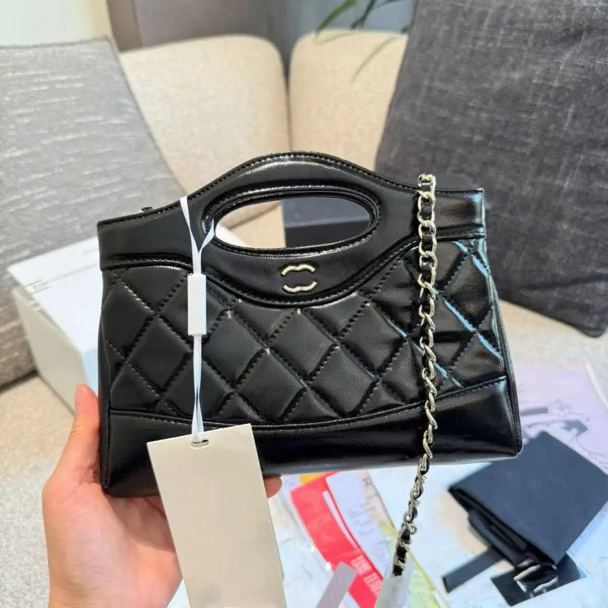 Luxury new PU leather high-quality handbags for summer 2025 - 6 different colors with box