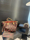 New Bag Fashion Collision Color Cherry Print All Kinds Of Classic Simple Practical Lady Shopping Bag  32*29CM  2025