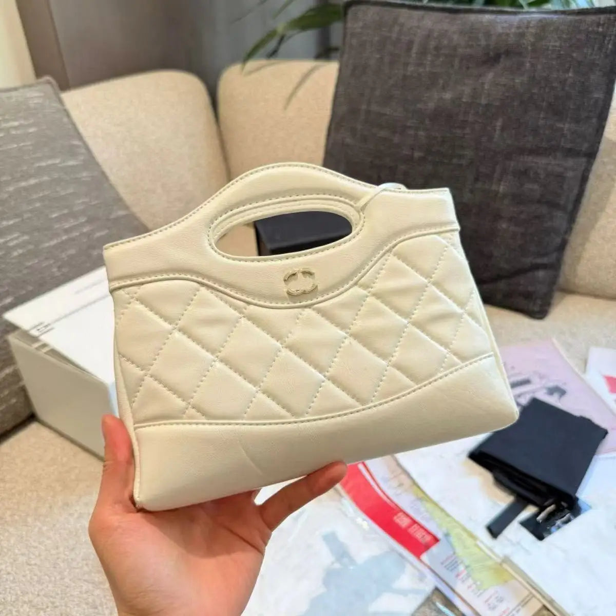 Luxury new PU leather high-quality handbags for summer 2025 - 6 different colors with box