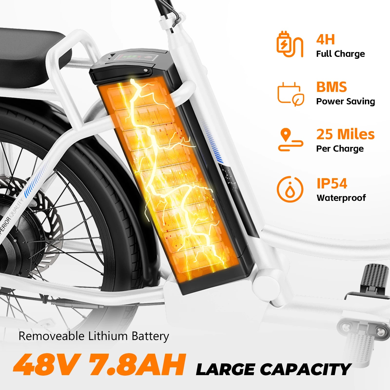 560W/819W Electric Scooter Adults, 36/48V Battery, Up to 25 Miles & 20MPH, 20" Fat Tire Off-Road with Basket