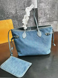 2025 New Design Women's Fashion Denim Denim Tote Bag 29*23 cm