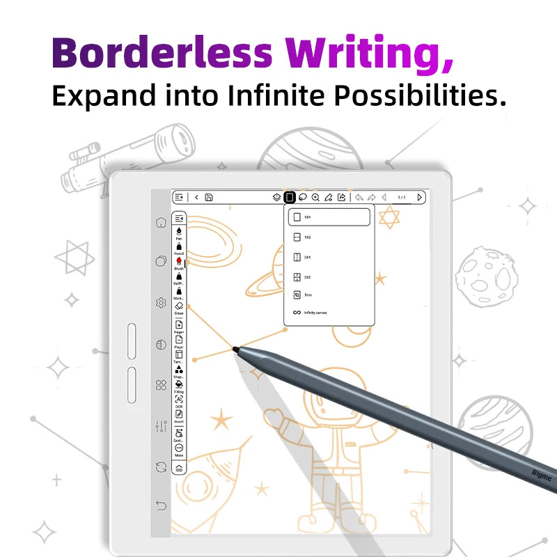 Bigme B7 Pro ebook reader, 7'' color e-ink electronic book, Android 14 OS, 8+256GB, 300 PPI e-book, eye-Friendly E-Paper ereader