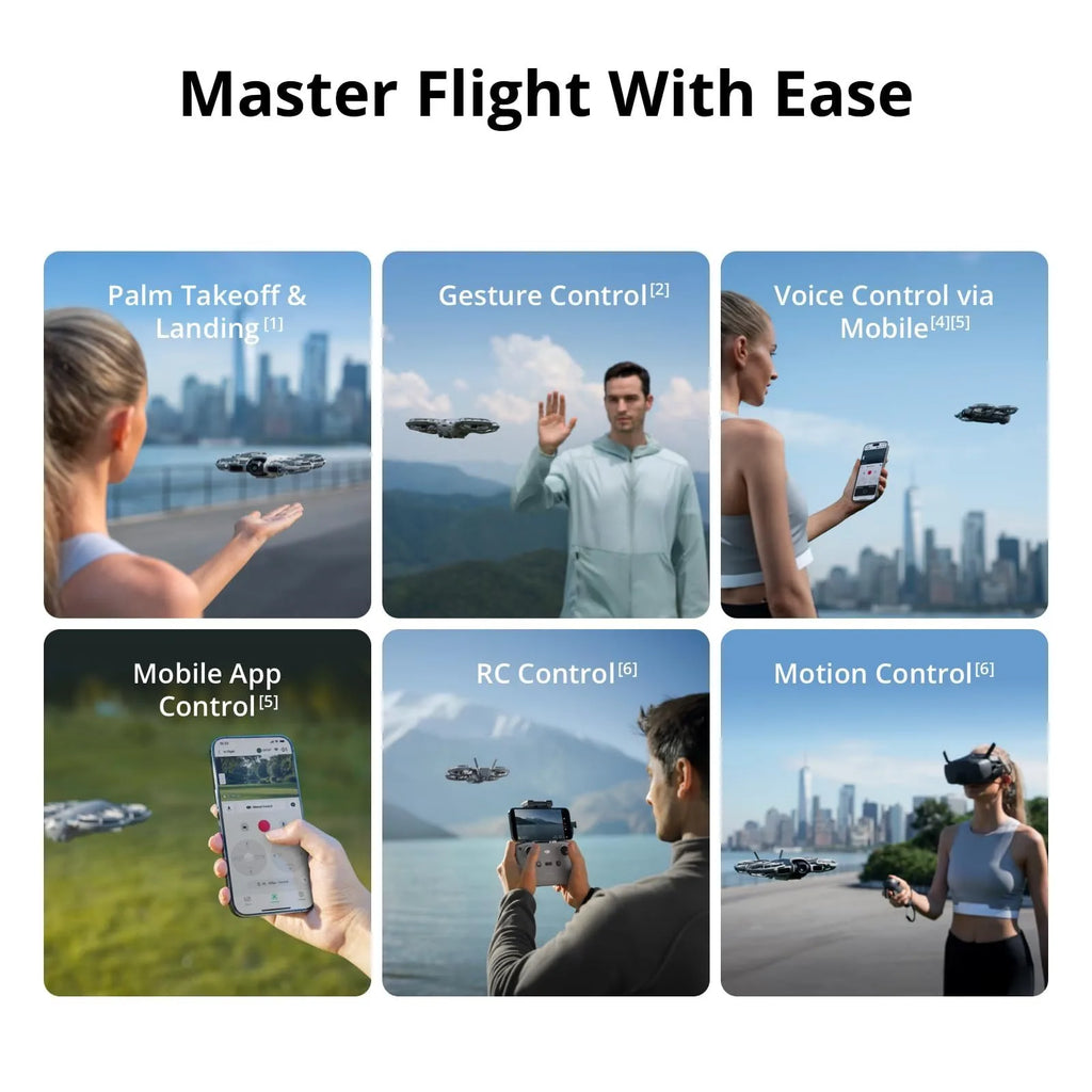 DJI Neo 2 Fly More Combo (Drone Only),4K Foldable Mini Drone,Obstacle Avoidance,Palm & Gesture Control, ActiveTrack, 3 Batteries