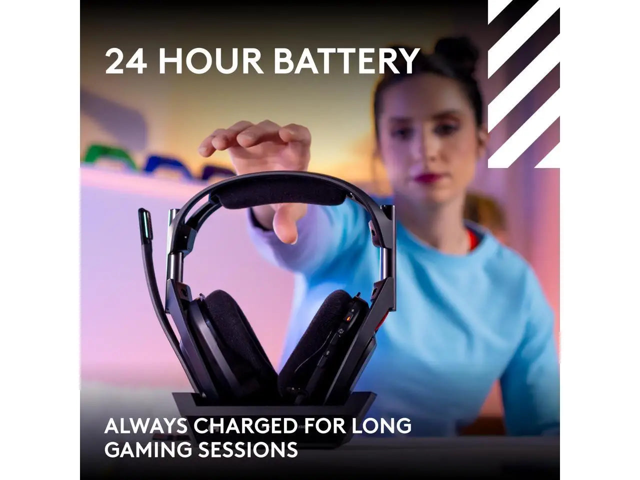 Logitech A50 Circumaural Wireless Gaming Headset w/ Mic