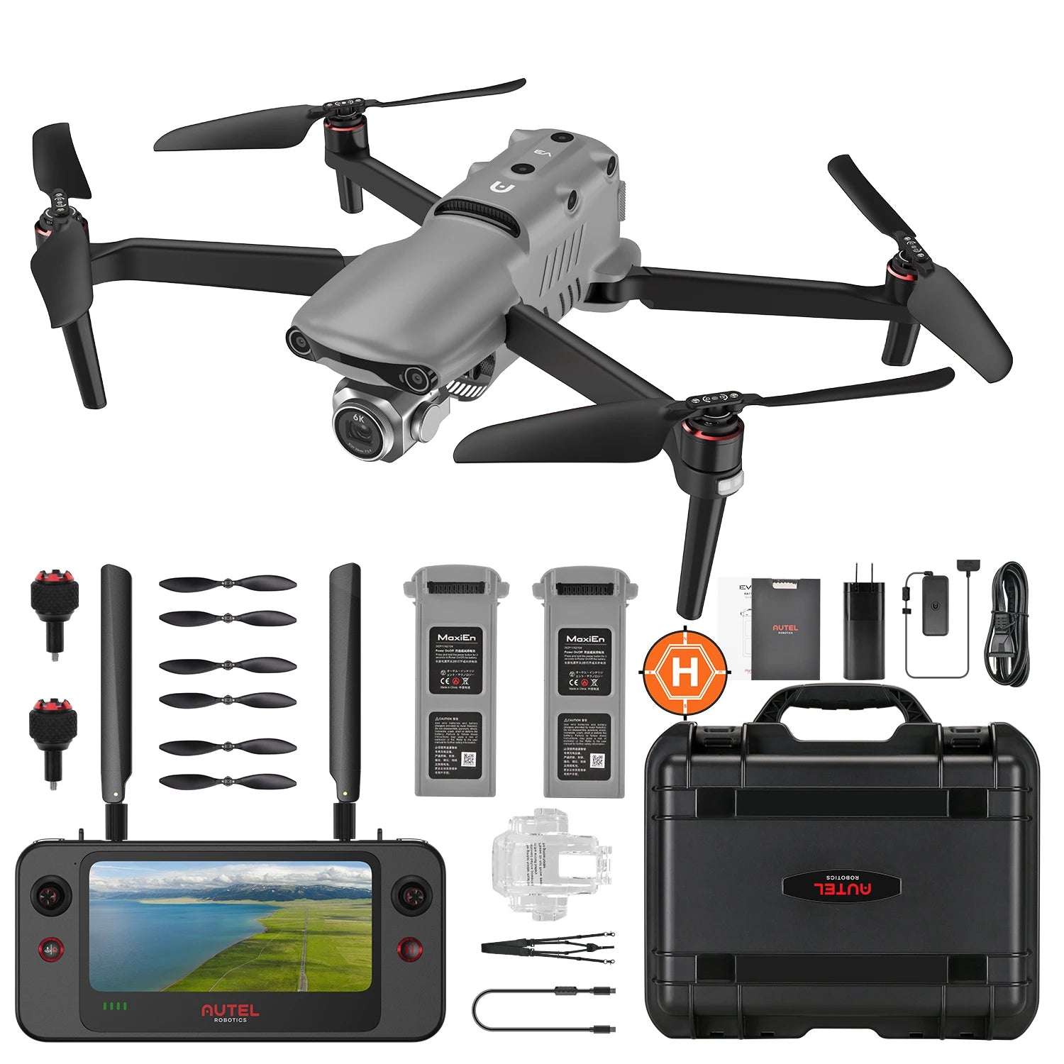 Autel Robotics EVO II Pro V3 Drone 1" CMOS 16x digital zoom 6K 30fps video 6-way binocular vision obstacle avoidance 4GNSS