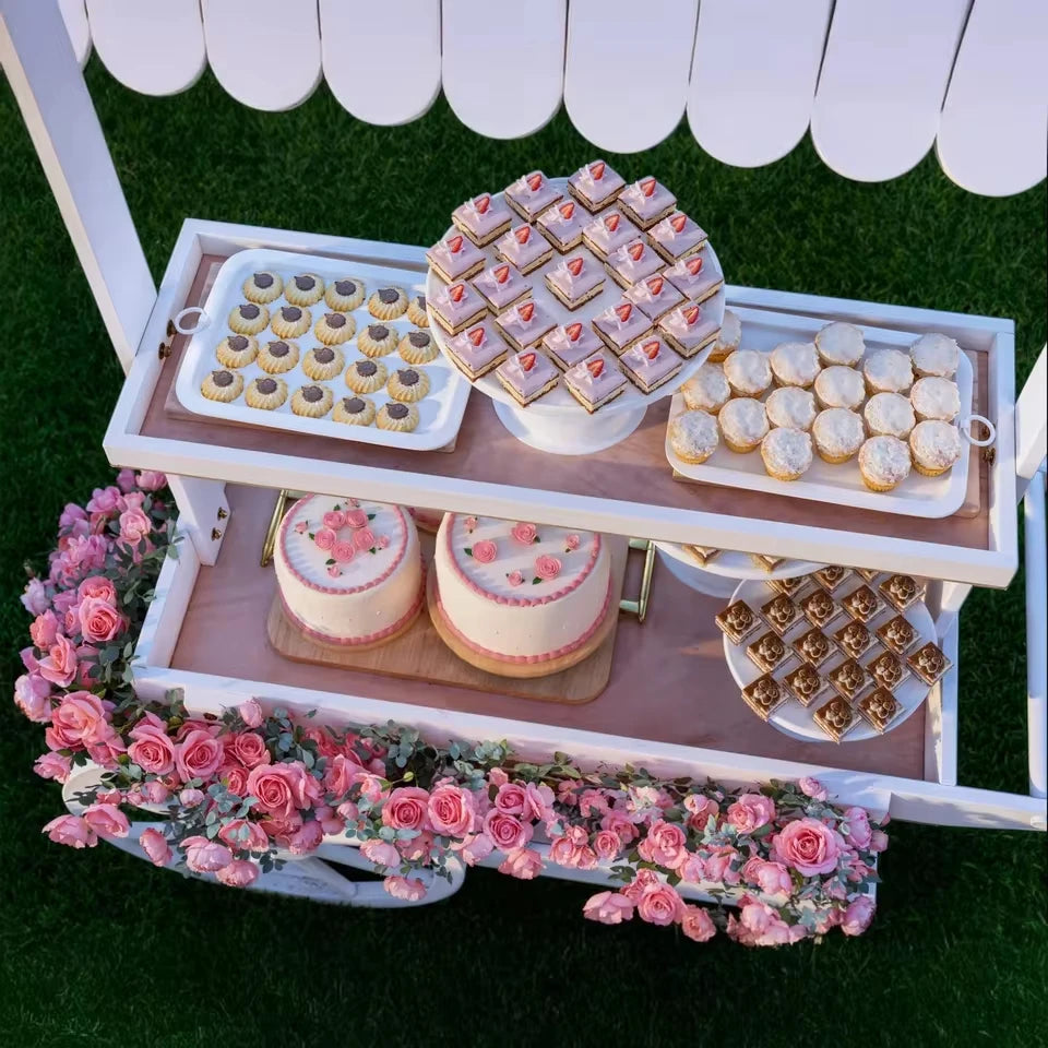 DIY Collapsible Event Cart | Lemonade Stand & Drink Cart Woodworking (Printed Plans)| Beginner-Friendly | Party & Wedding Decor