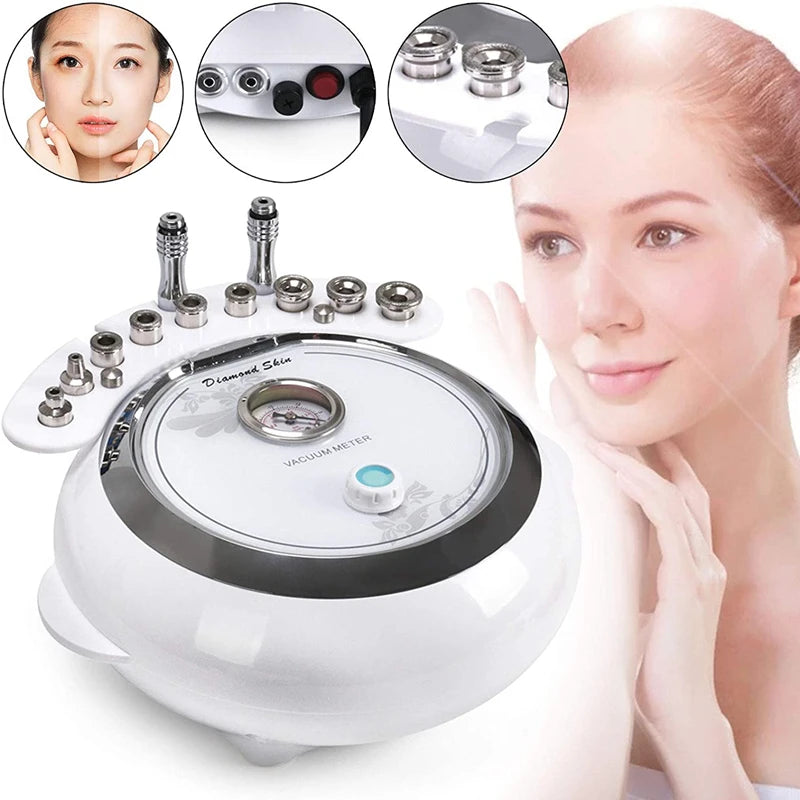 Diamond Microdermabrasion Beauty Machine Vacuum Suction Tool Water Spray Facial Moisten Face Exfoliate Skin Peeling Devices