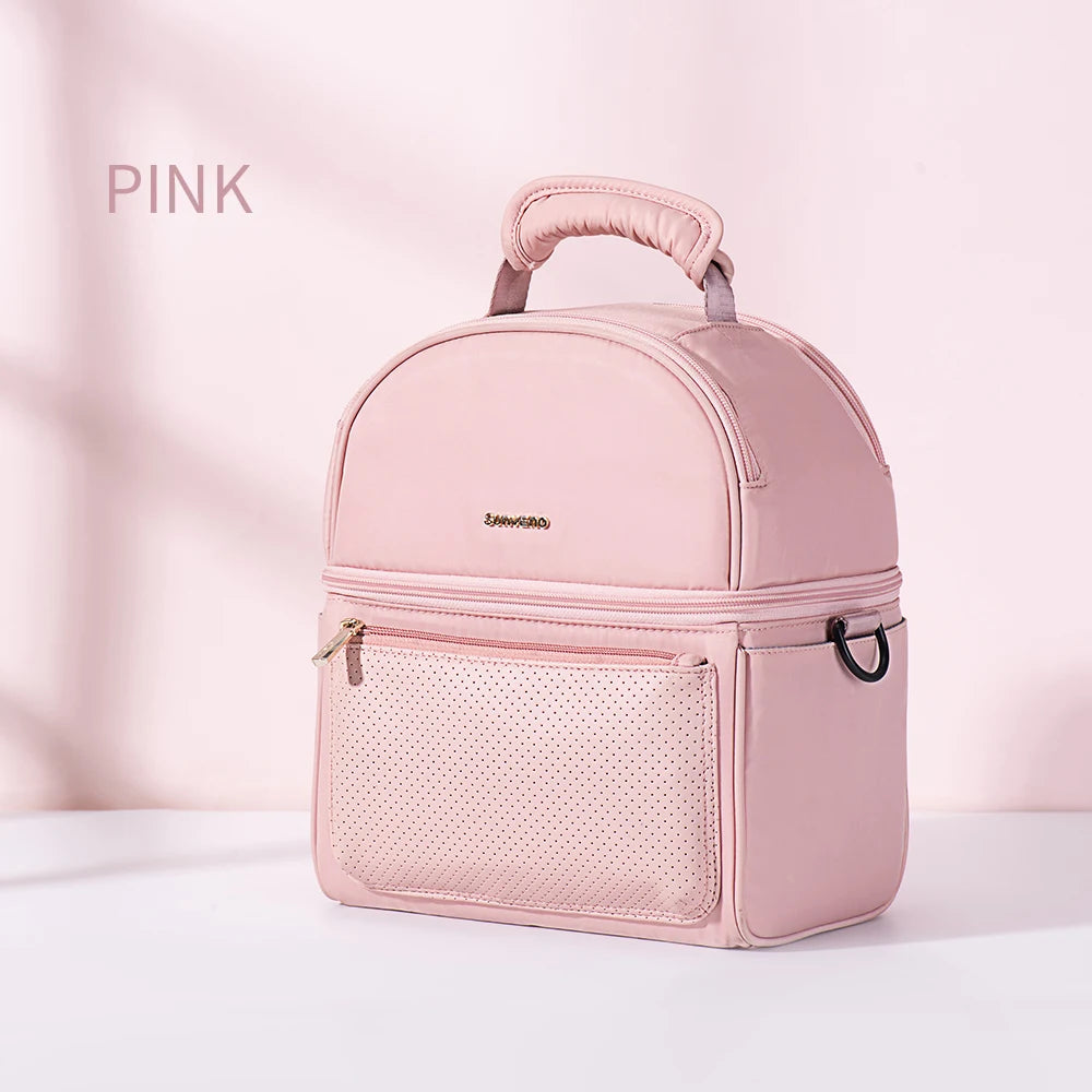 Sunveno Tin Foil Insulation Bag with EPP Box Preservation Bag Waterproof Lunch Bags Picnic Bag Insulation Thermal Bag