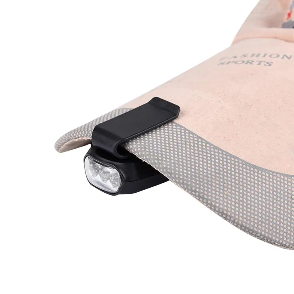 3 LED Outdoor Sport Hat Light Portable Head Lighting Lamp Baseball Cap Lamp Hat Clip Light Headlamp For Camping Fishing Hiking