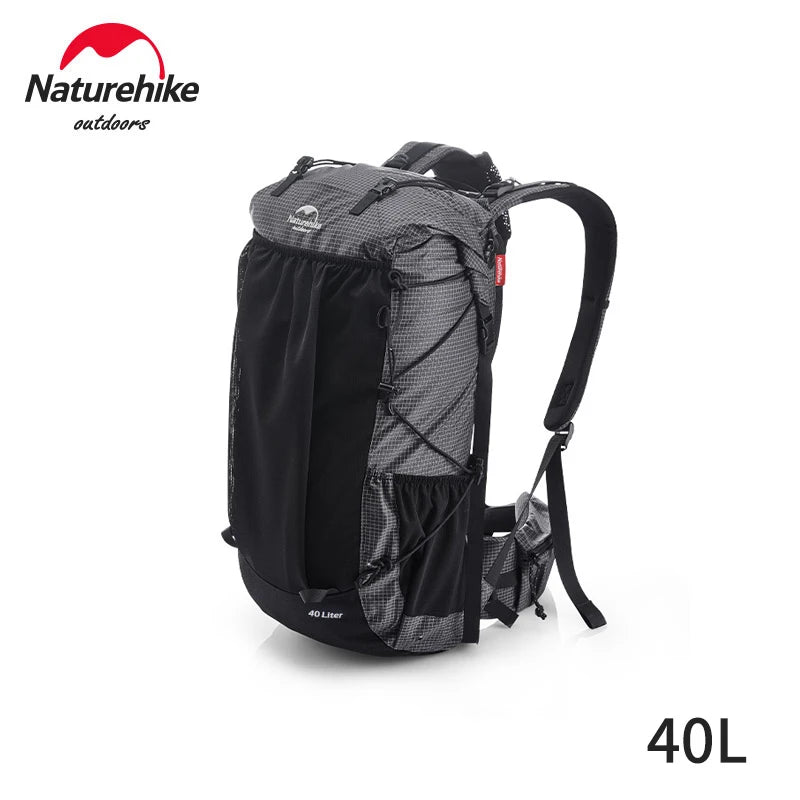 Naturehike Men's Backpack 40L Climbing Backpack Travel Shoulder Bag Fishing Trekking Rucksack Camping Hiking Backpack with cover