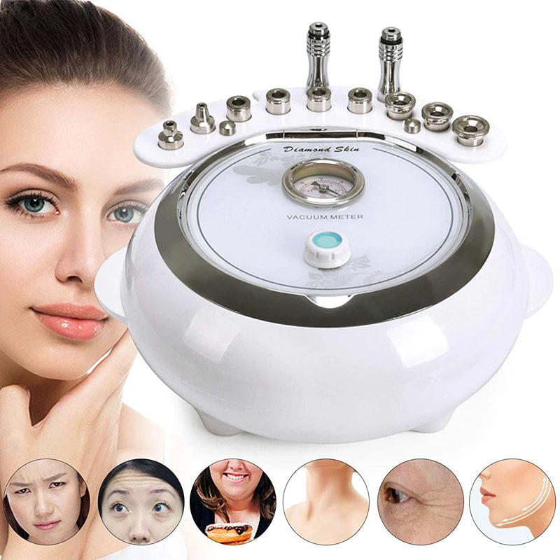 Diamond Microdermabrasion Beauty Machine Vacuum Suction Tool Water Spray Facial Moisten Face Exfoliate Skin Peeling Devices