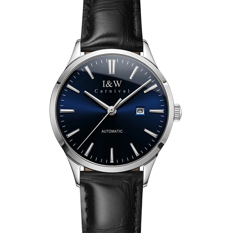 I&W Fashion Automatic Watch for Women Japan MIYOTA Movement Mechanical Watches Women Sapphire Calendar Waterproof Montres Femmes