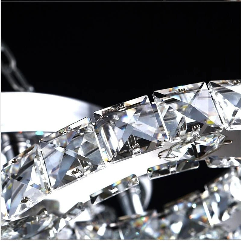 Modern Crystal Ceiling Lamps Chandelier Living Dining Room Home Decorative Led Light Nordic Indoor Lighting Fixtures Bedroom