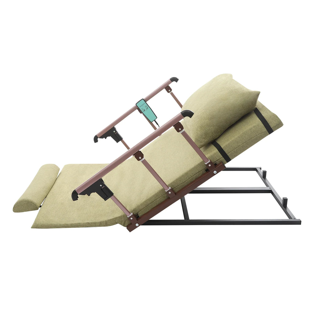 50W Electric Lifting Bed Backrest Remote Control Green Bed Electric Back Lift Frame Mount for Pregnant Women, Elderly