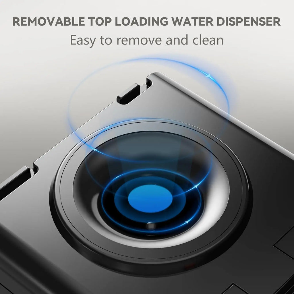 Top Loading Water Dispenser for 3 or 5 Gallon Bottles, Hot & Cold Water Dispensor with Child Safety Lock, for Office Home