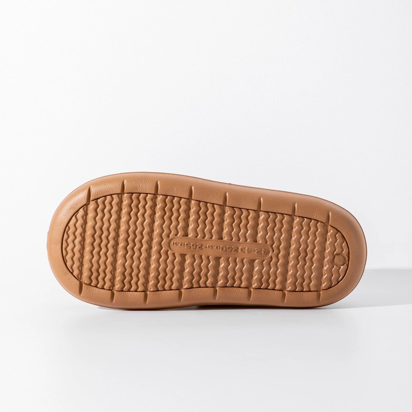 Men's Plush Slippers for Winter Thick Fuzzy Indoor House Shoes with Lightweight EVA Sole, Cozy Warm Slippers for Fall and Winter