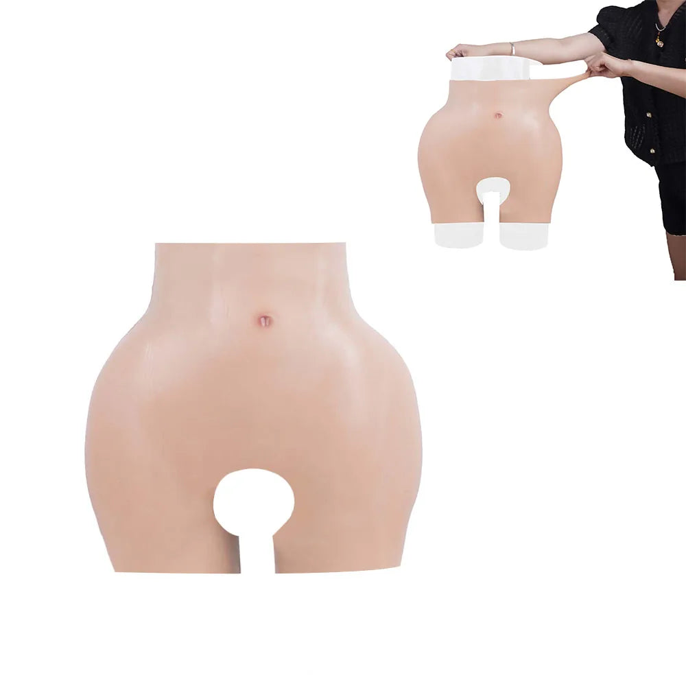 Silicone Pants Fake Big Butts and Hips Enhancement Padded Panties Butt Lifting Shapewear Realistic Ass Buttocks Cosplay