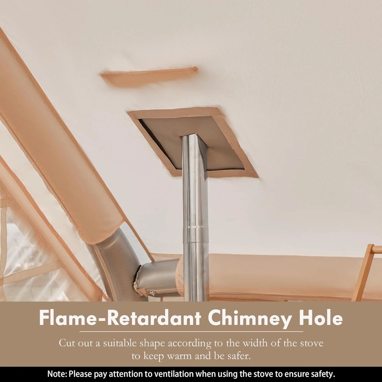 Inflatable Camping Tents 8-10 Person ,129 Square Large Inflatable Camping Tent with Stove Jack,Blow up Tent With Mesh Windows