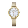 Mother-of-pearl Julius Lady Women's Watch Japan Movt Elegant Fashion Hours Clock Real Leather Bracelet Girl's Birthday Gift Box