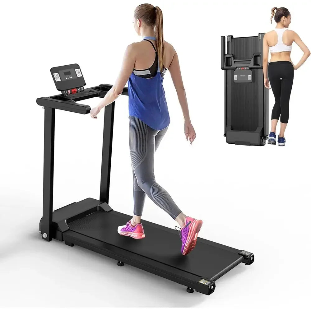2.5HP Motorized Treadmill: Compact, APP-Controlled, LED Display, 300 lbs Capacity for Home Fitness