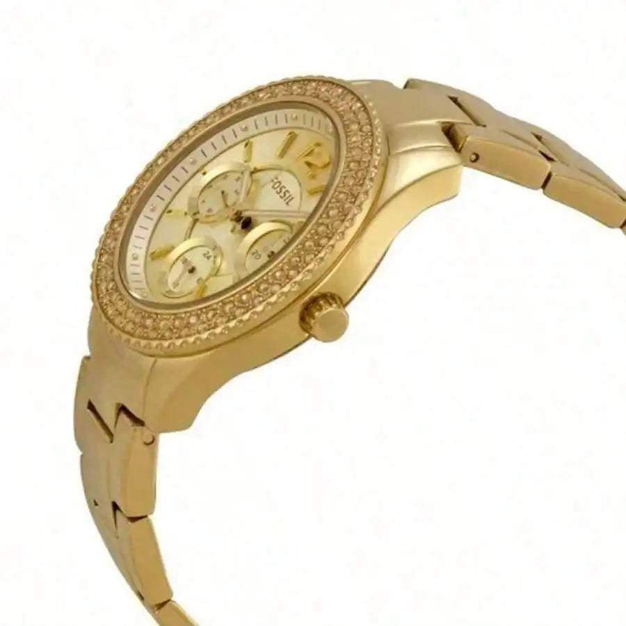 Fossil Woman Watches Quartz Stainless Steel Three-Hand Watch, Stainless Steel Dial/Crystal Glass, Suitable for Daily Wear