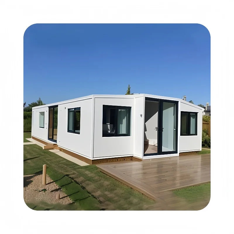 Luxury Expandable Container House 72 Sqm Mobile Home with Kitchen with Toilet Tiny Holiday Homes Portable Cabin Office