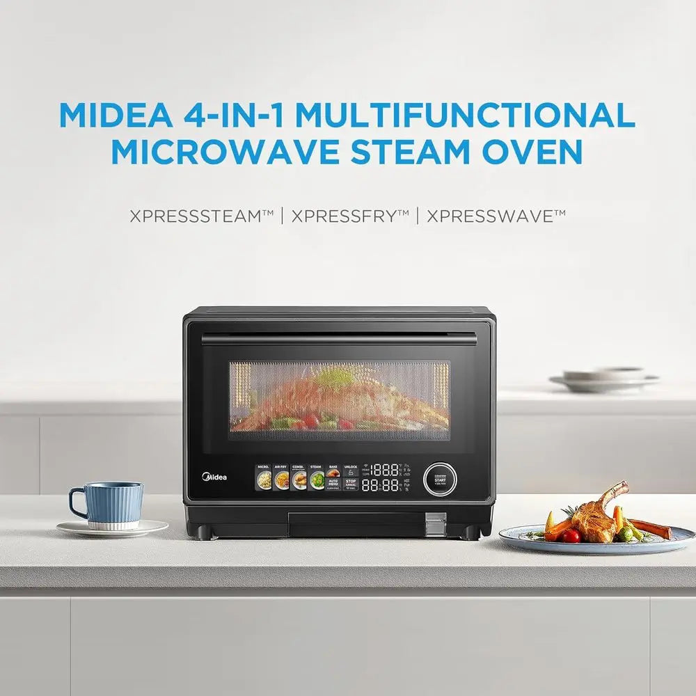 32-Function Steam & Air Fryer Oven: Combo Microwave, 23L, Touch Control