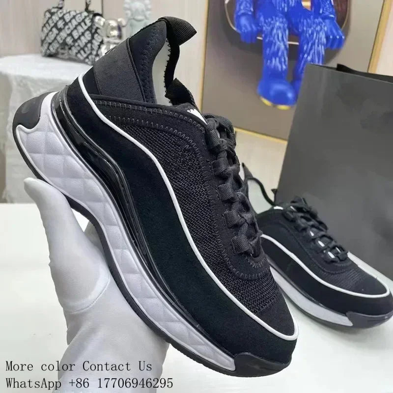 NEW 24S Camellia Men Women Comfortable Dress Shoes White Black Genuine Casual Leather Breathable Ladies Low Outdoor Sports