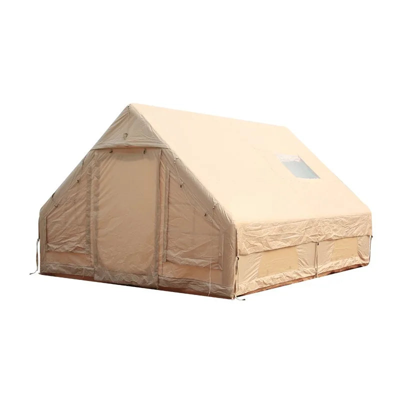 Inflatable Tent with Skylight 12-Square-Meter Air Glamping Tents Sunproof Inflatable House Outdoor Camping Waterproof Tent