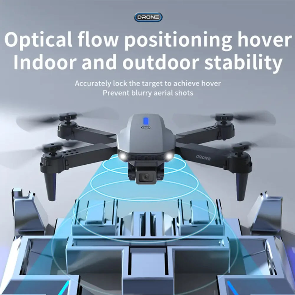 E88 Professional Wide Angle RC Dron HD 8K Camera Mode Foldable Helicopter Aircraft Quadcopter Drone Kid Gift Toys