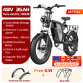 EKX X20 Electric Bicycle 48V 35AH Lithium Battery Adult Mountain Ebike 20 Inch Mountain Electric Men's Moped Road E Bikes