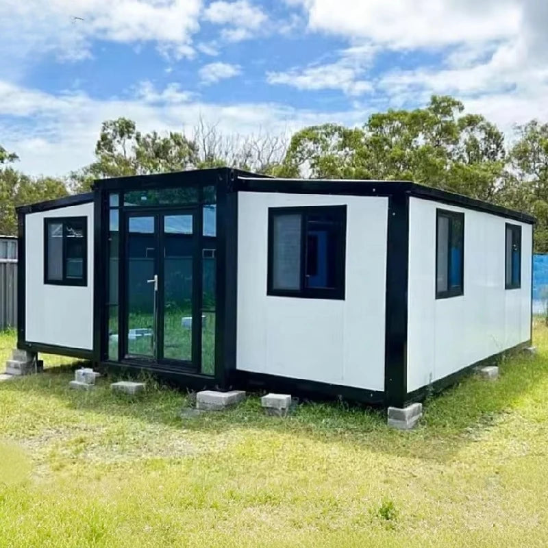 Luxury Casa Prefabricated 20ft 40ft 2 3 4 5 Bedroom Maison Mobile Tiny Home Portable Folding Prefab Expandable Container House