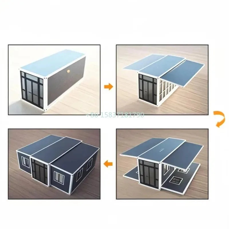 20ft Container House Fold Out Prefabricated House Container Tiny Home Casas Prefabricadas 36㎡ 72㎡ Container House for Australia