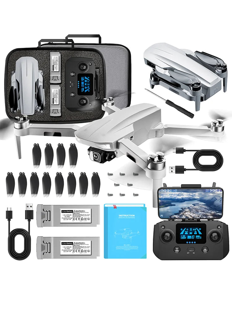 NBD 4K Camera Drone for Adults – GPS Quadcopter for Beginners, Brushless Motor, 5GHz FPV Transmission, Auto Return Home