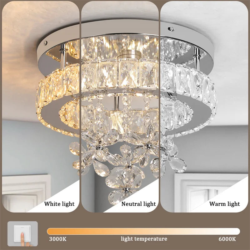 Modern Chandelier For Bedroom Dining Room Led Ceiling Light With Remote Control Hanging Lighting Fixtures Home Decoration Lustre