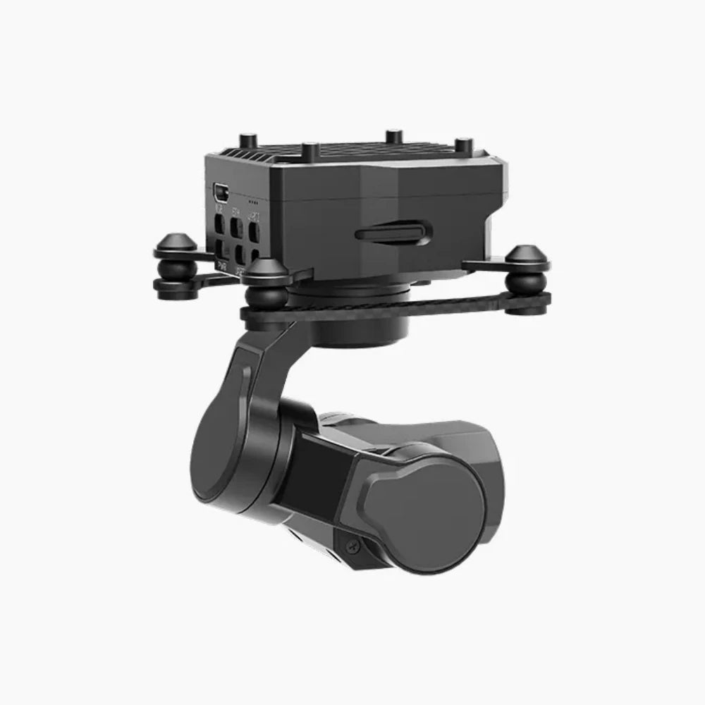 NCZOBOE 4K Micro Thermal Imaging Drone Gimbal Camera -High-Definition FPV Quadcopter with Visible Light Three-Axis Stabilization