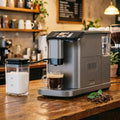 20 Bar Fully Automatic Coffee Maker Machine with Grinder & Auto Milk Frother, 6 Presets, LCD Touch Screen, Auto-Clean, 53oz Water Tank, 120V for Home Office Coffee Shop