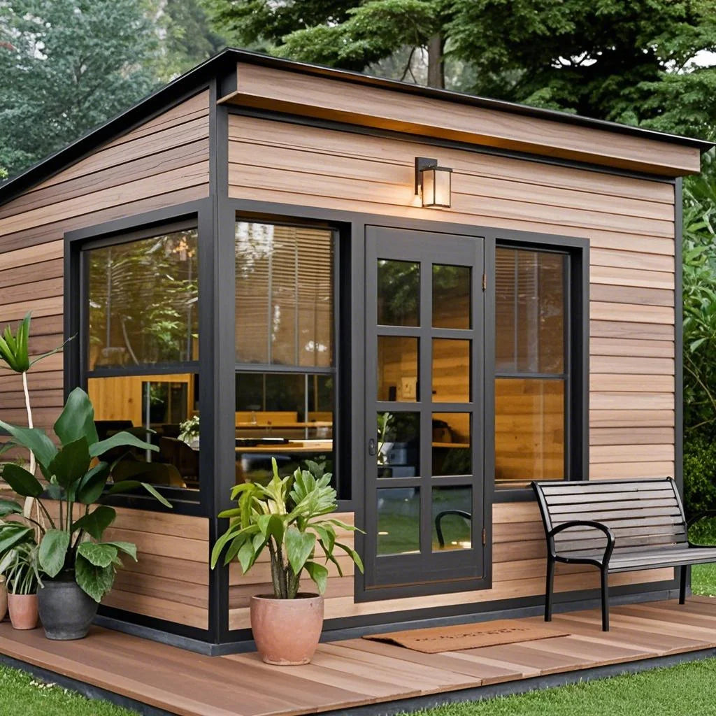 Prefab Garden Office Shed New Design Tiny Backyard Modular Working Pod Outdoor Mobile Office For Sale