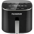 8 Qt Digital Air Fryer with 5 Cooking Functions, 100 Presets, 50 Memory, 3 Wattages, Cool White Display, 50°-400° Precise Temper