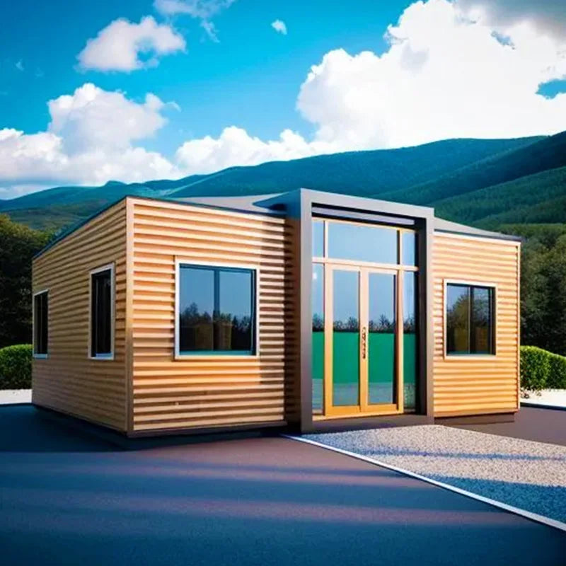40ft Foldable Container House 3 Bedroom Prefab Home Quick Assembly Rock Wool Fireproof Fast Delivery