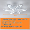Modern Led Chandeliers Living Dining Room Bedroom Flower Acrylic Aluminum kitchen Ceiling Lamp Home Decor Fixture Pendant Light