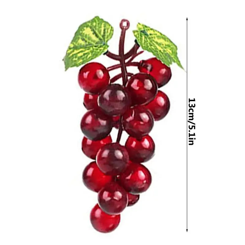 Artificial Fruit Grape Simulated Grape Bunches Lifelike Fake Fruits Plastic Fake Fruit Decorations For Wedding Party Supplies