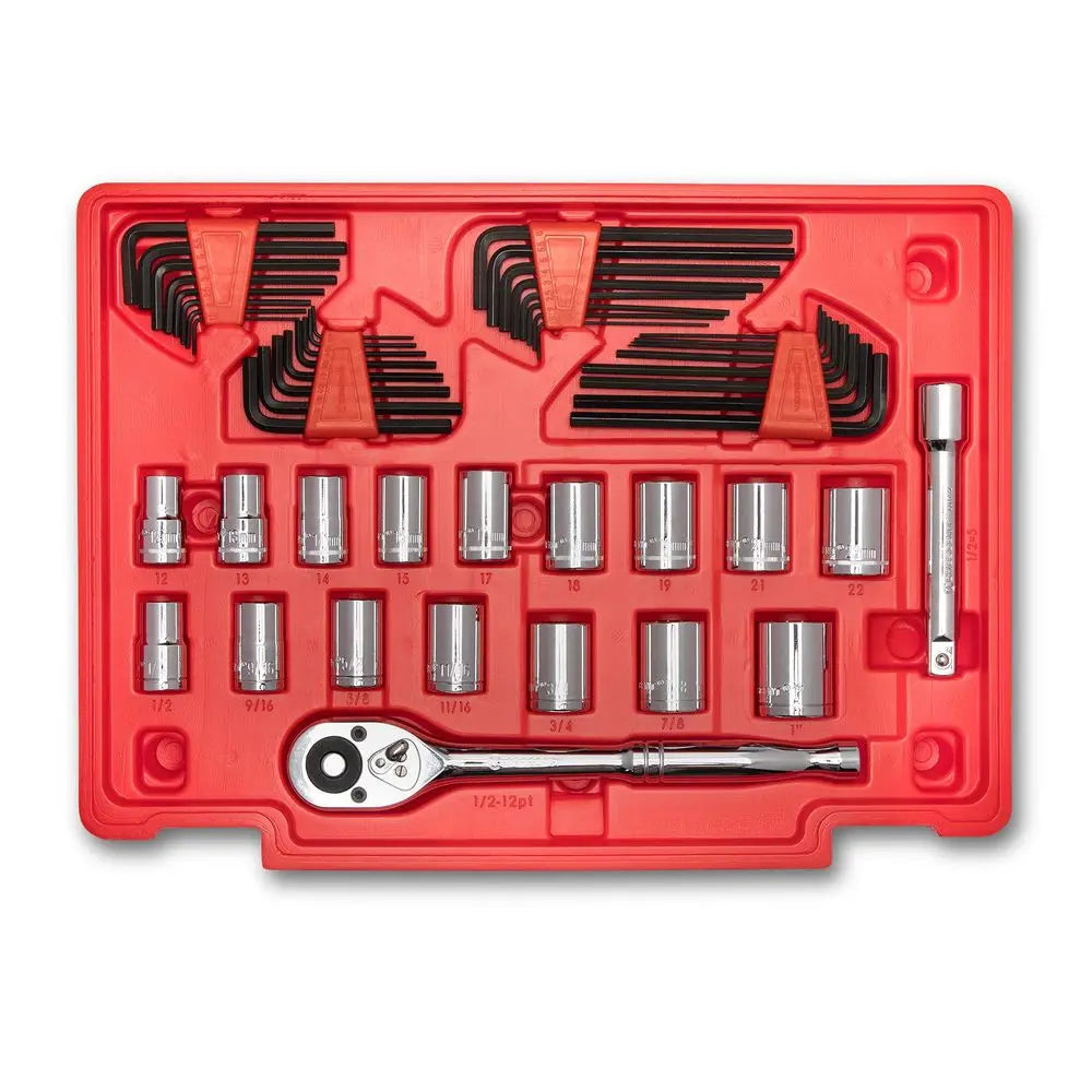 229 Piece 1 4, 3 8 amp 1 2 Drive Mechanics Hand Tool Set with 3 Drawer Storage Case CTK229C