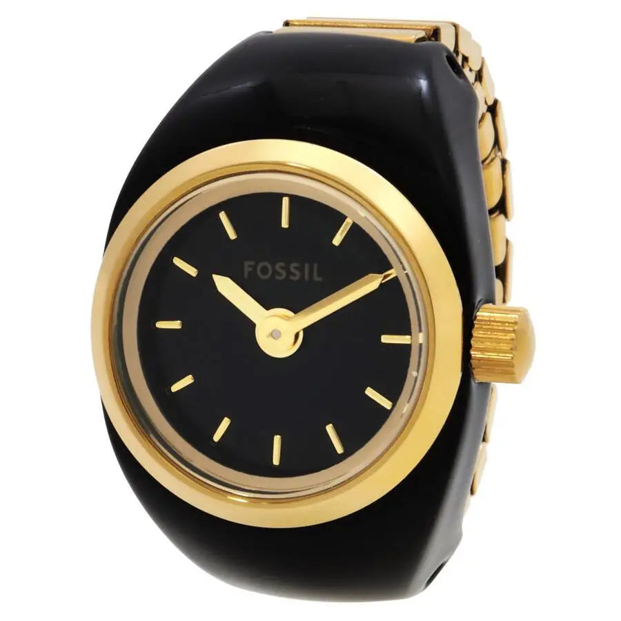 Fossil | Watch Ring Quartz Black Dial Ladies Watch ES5413
