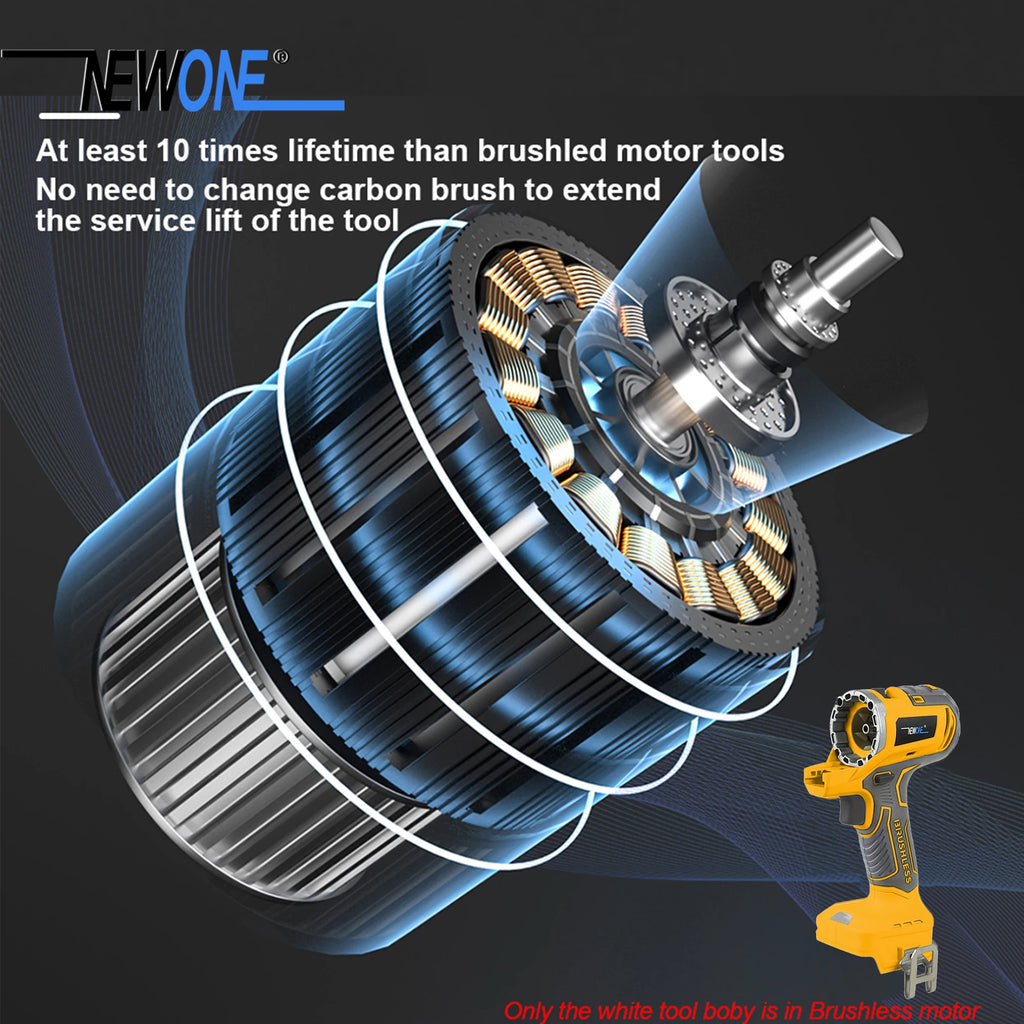 Brushless multifunctional 12-in-1 power tool combination set, a variety of accessories combination is very practical a good gift