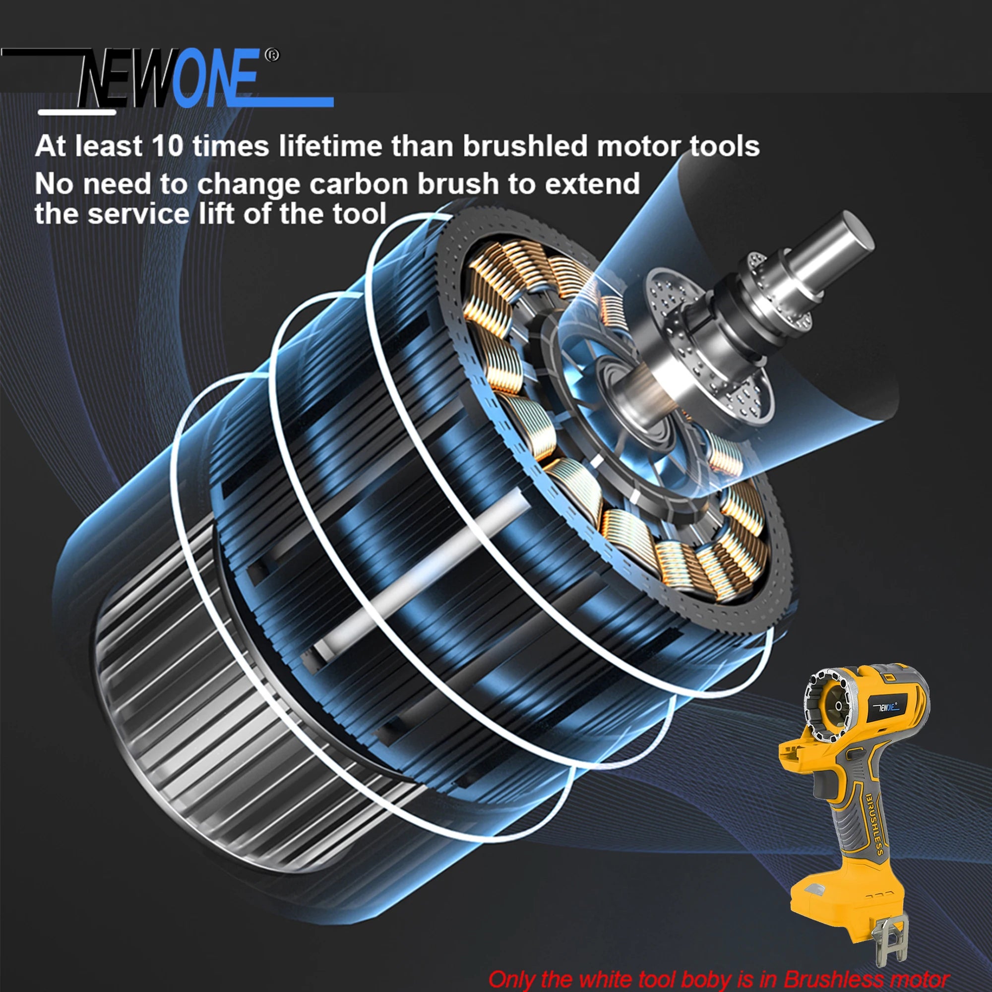 Brushless multifunctional 12-in-1 power tool combination set, a variety of accessories combination is very practical a good gift