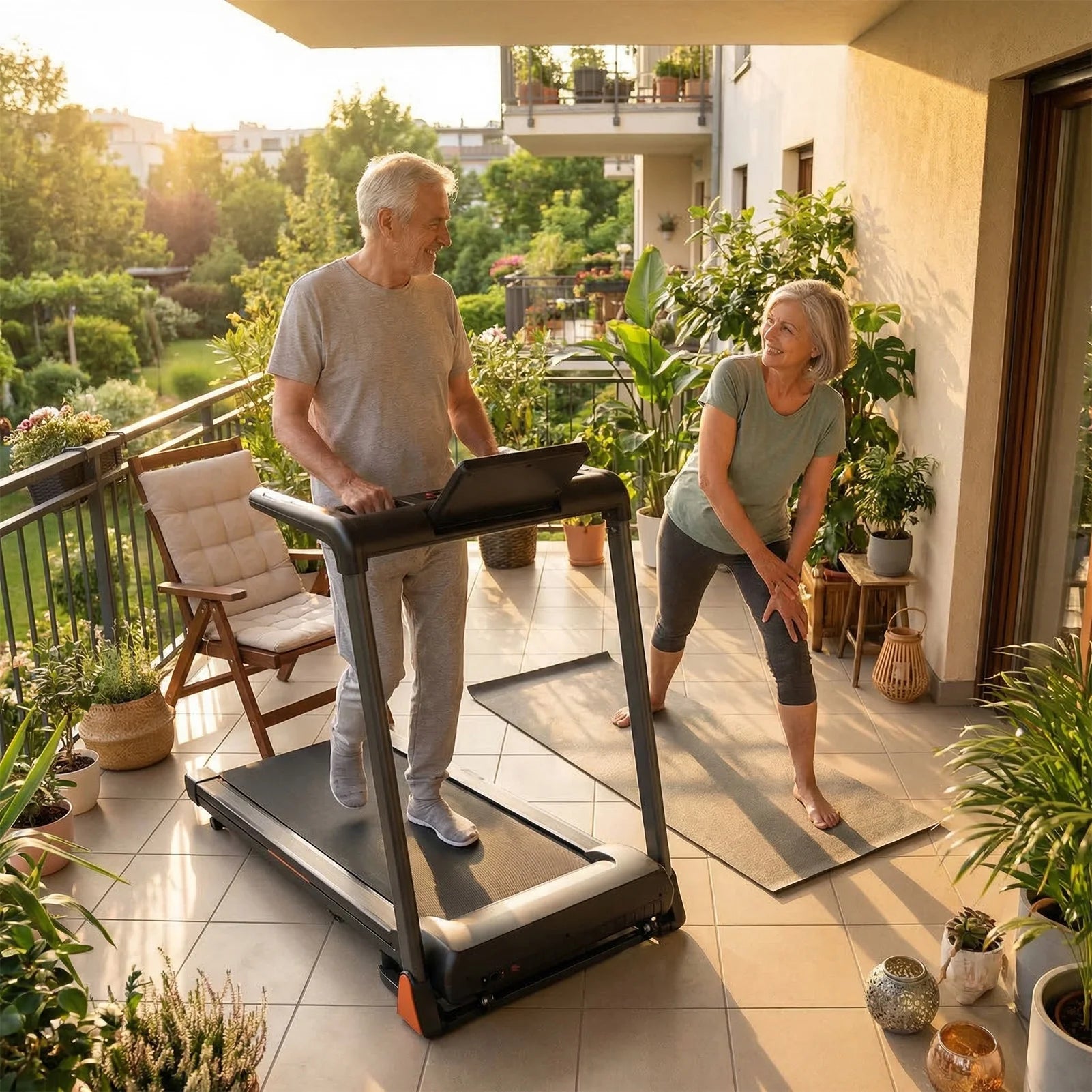 Folding Treadmill 3.5 Horsepower 0.5-8.5MPH 330LBS Capacity LED Display Foldable Walking Pad Treadmill for Home