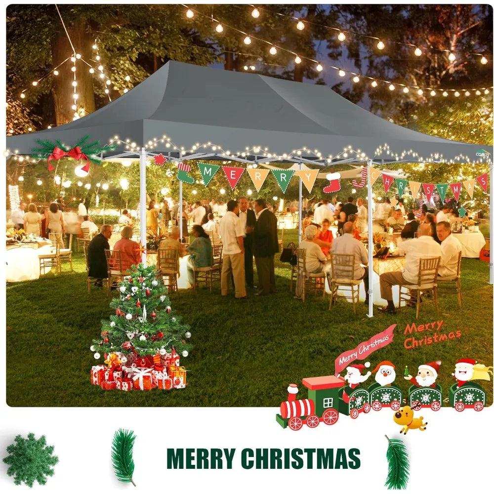 13x26 Pop Up Tent 13x26 Canopy with Sidewalls Heavy Duty Canopy Party Tent for Parties, Outdoor Wedding Large Event Tent