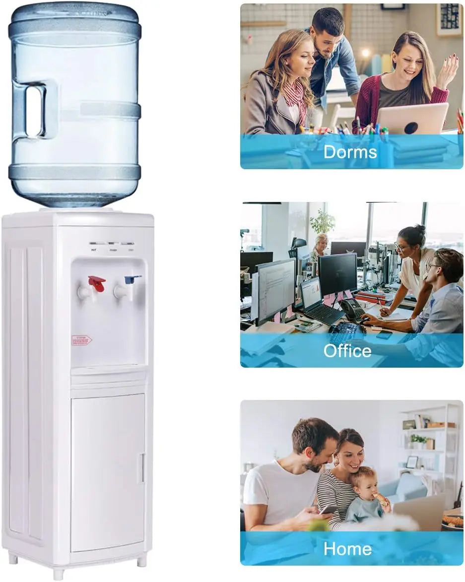Adjustable Temp Water Dispenser with Fast Cooling & Heating for Home Office
